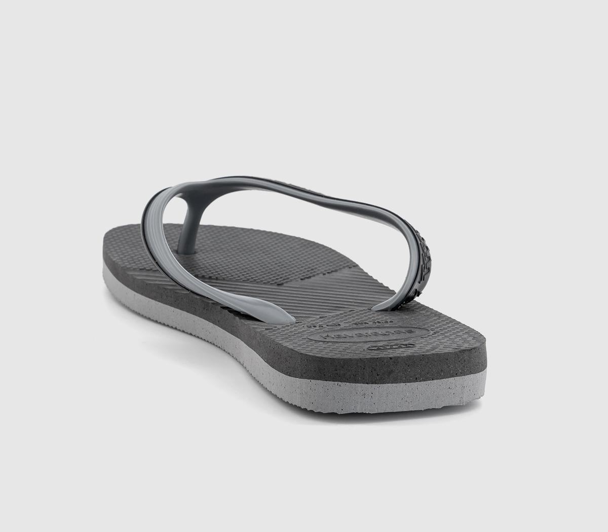 HavaianasDual Flip Flops HavaianasDual Flip FlopsBlack Steel Grey