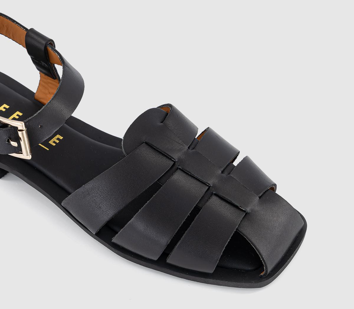 OFFICESovereign Gladiator Sandals OFFICESovereign Gladiator SandalsBlack Leather