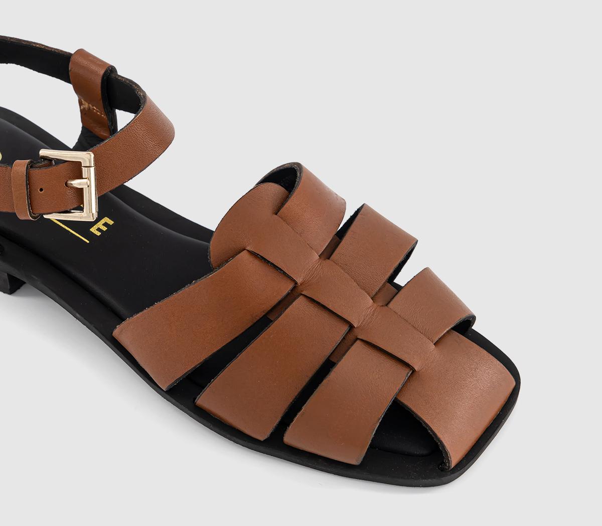 OFFICESovereign Gladiator Sandals OFFICESovereign Gladiator SandalsTan Leather