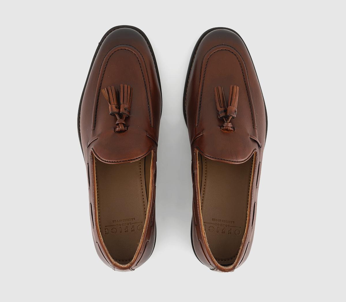 OFFICEMemory Tassel Loafers OFFICEMemory Tassel LoafersTan Leather