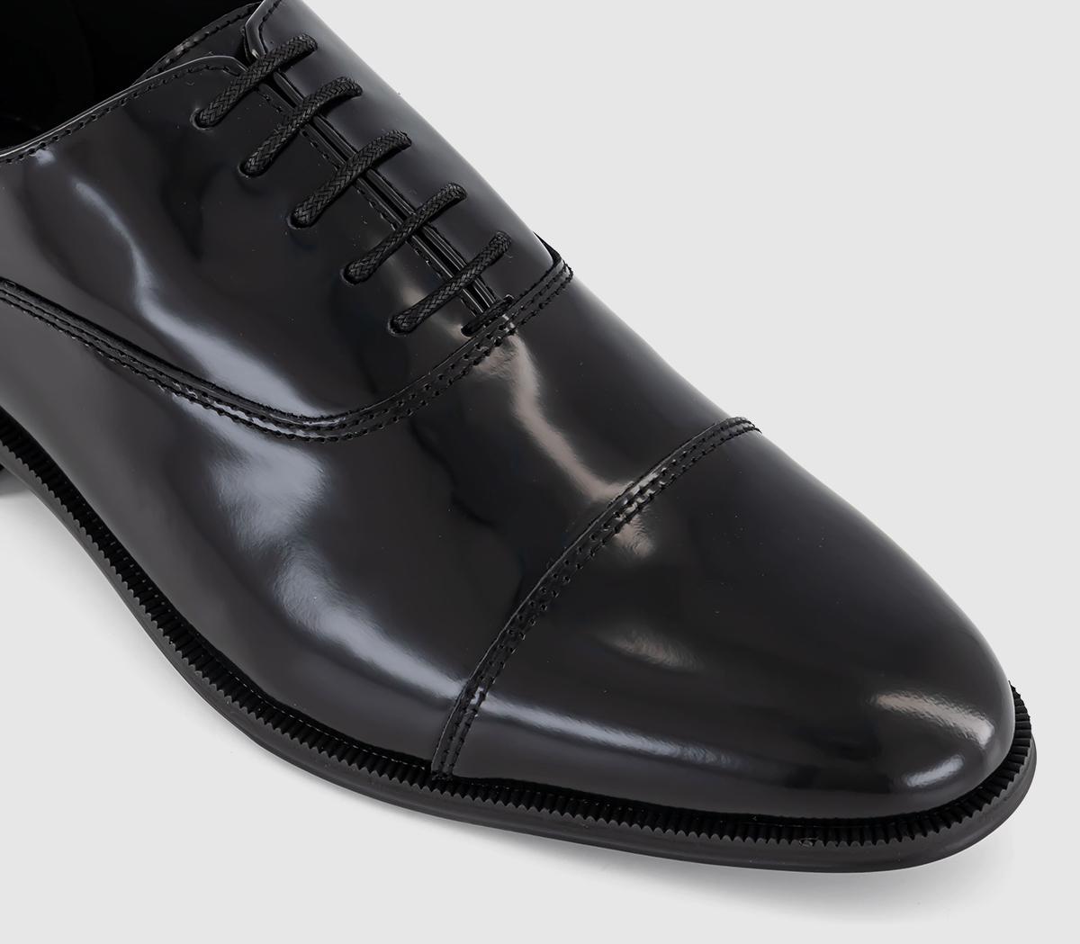 OFFICEManor Toe Cap Oxford Shoes OFFICEManor Toe Cap Oxford ShoesBlack Leather