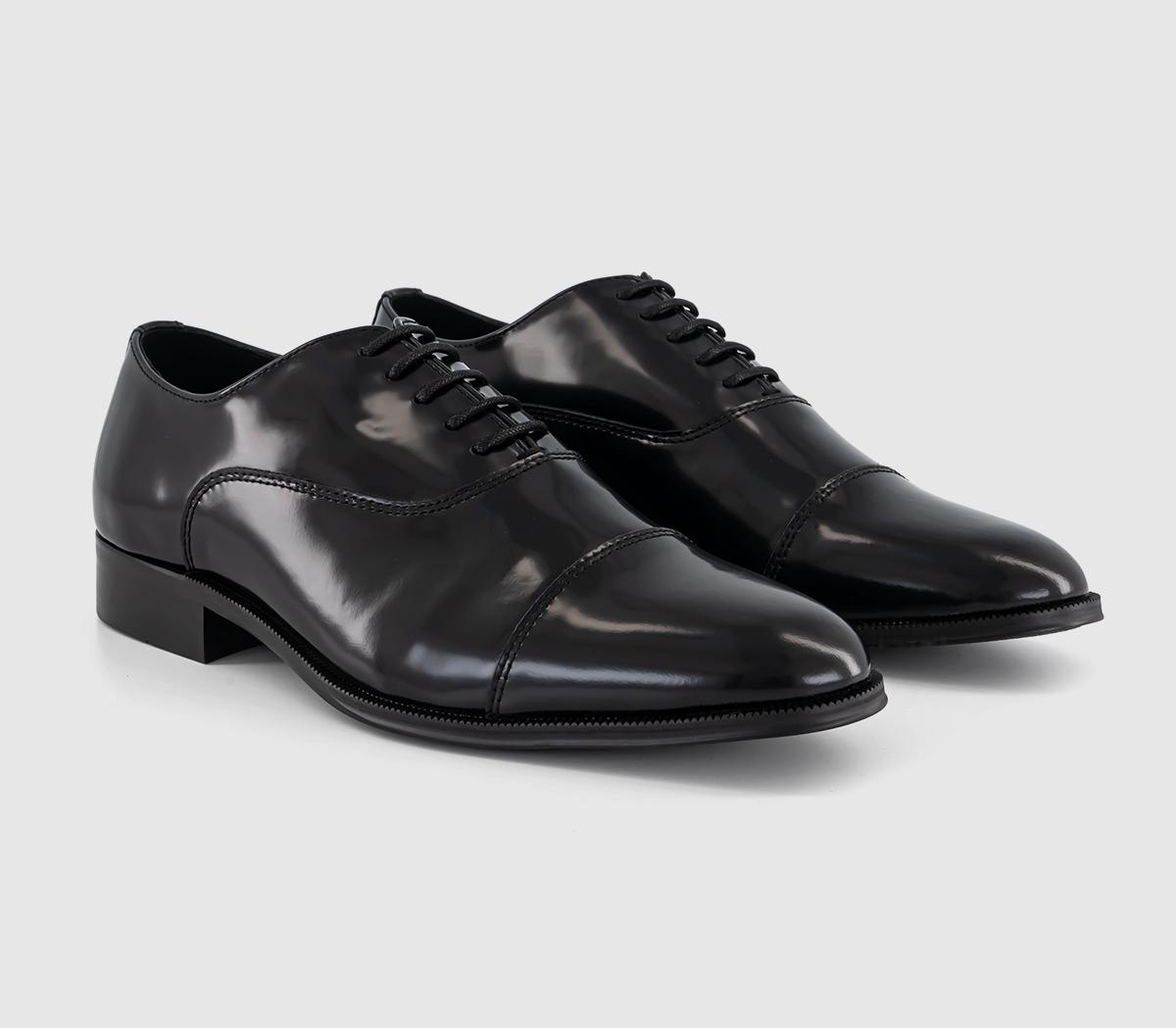 OFFICEManor Toe Cap Oxford Shoes OFFICEManor Toe Cap Oxford ShoesBlack Leather