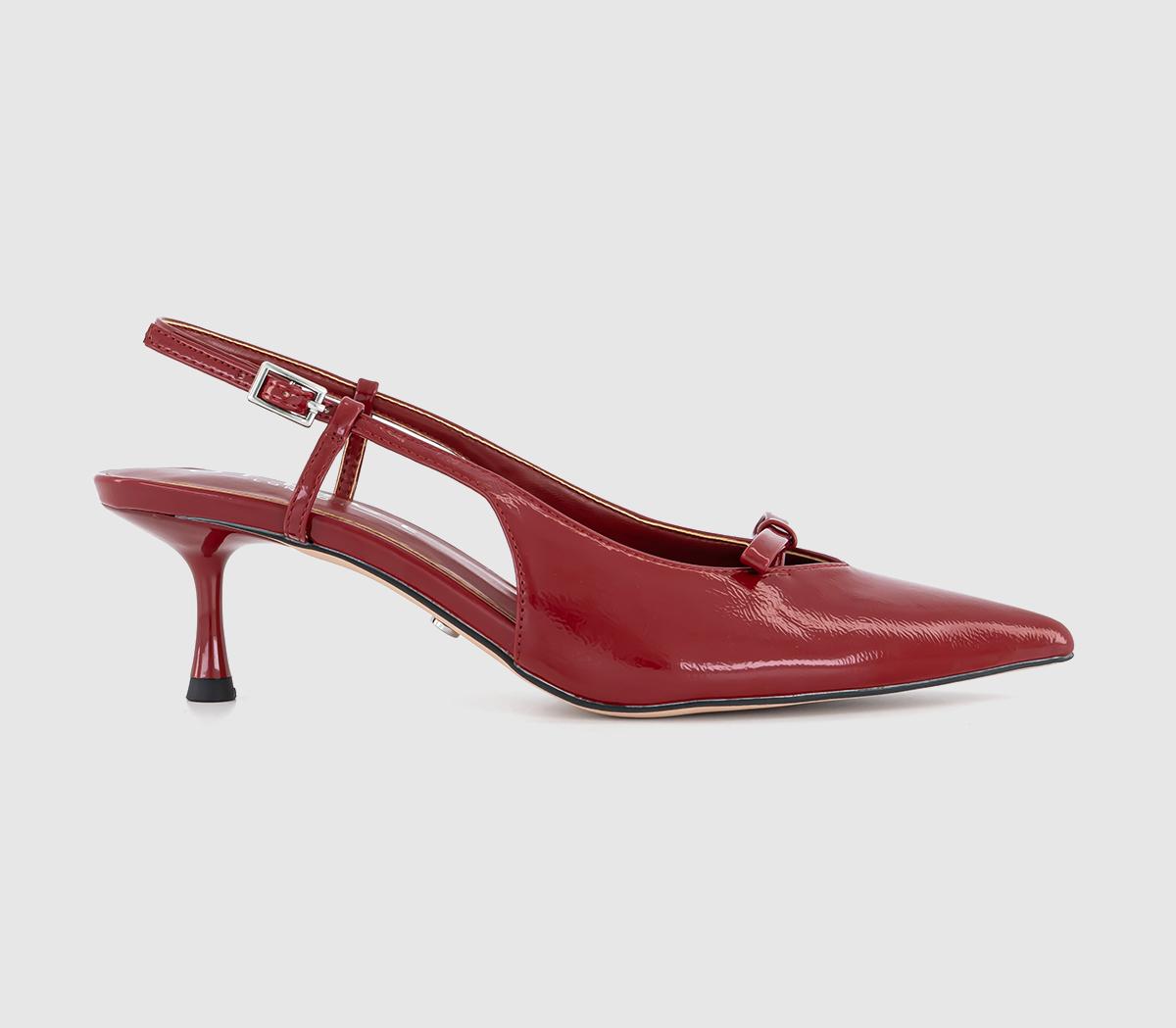 OFFICEMarina Bow Kitten Heels OFFICEMarina Bow Kitten HeelsRed