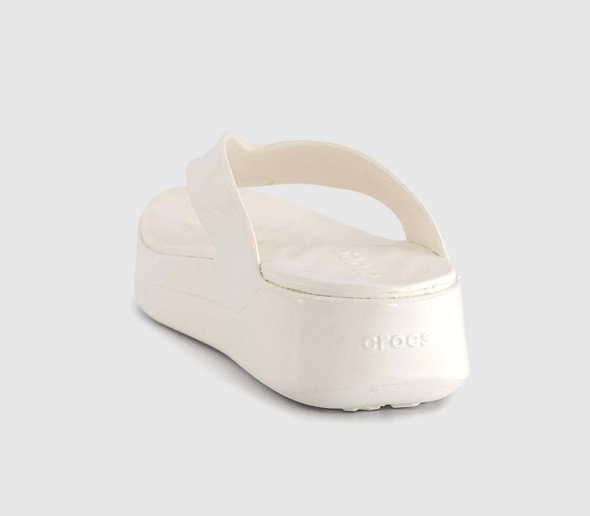 CrocsGetaway Platform Flip Flops CrocsGetaway Platform Flip FlopsChalk Patent