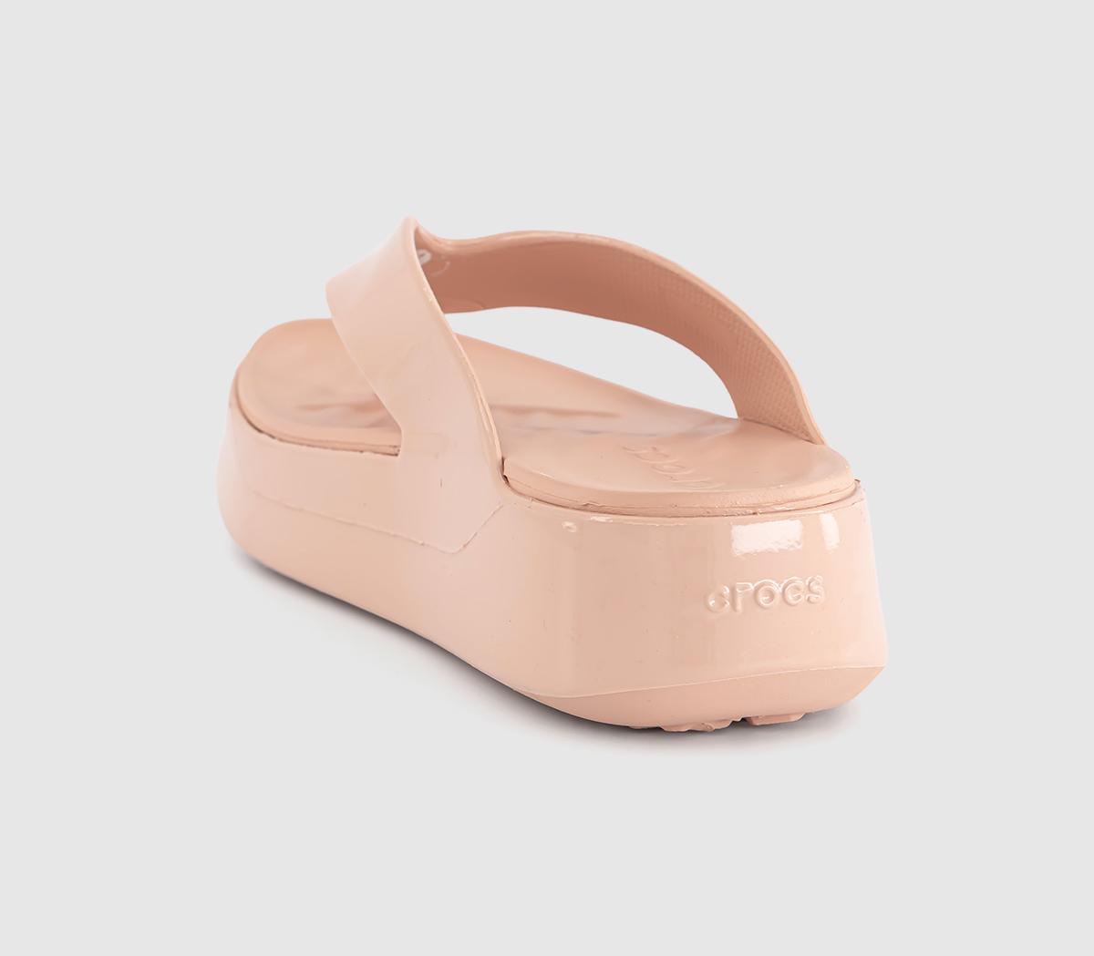 CrocsGetaway Platform Flip FlopsPink Caramel Patent