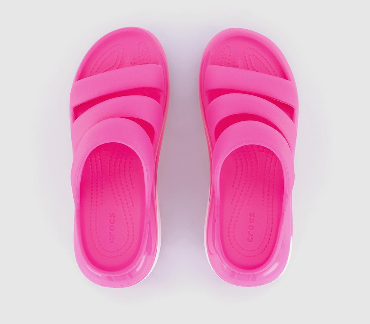 Crocs Mega Crush Slides Crocs Mega Crush Slides Pink Crush