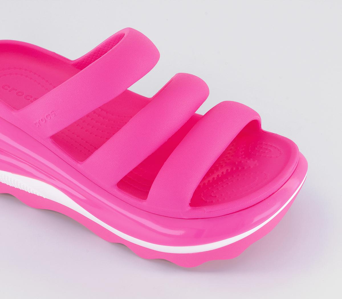 Crocs Mega Crush Slides Crocs Mega Crush Slides Pink Crush