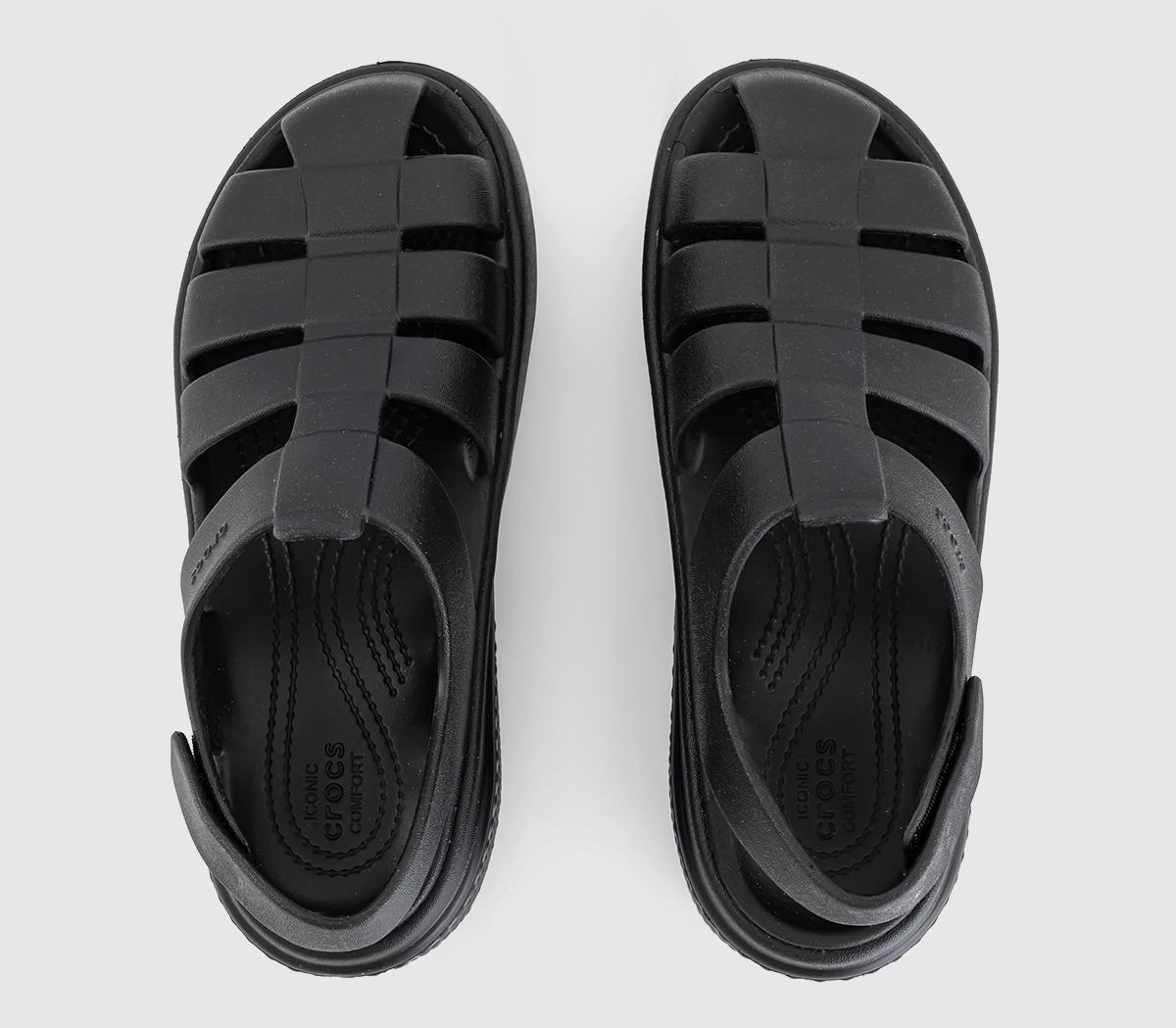 CrocsStomp Fisherman Sandals CrocsStomp Fisherman SandalsBlack