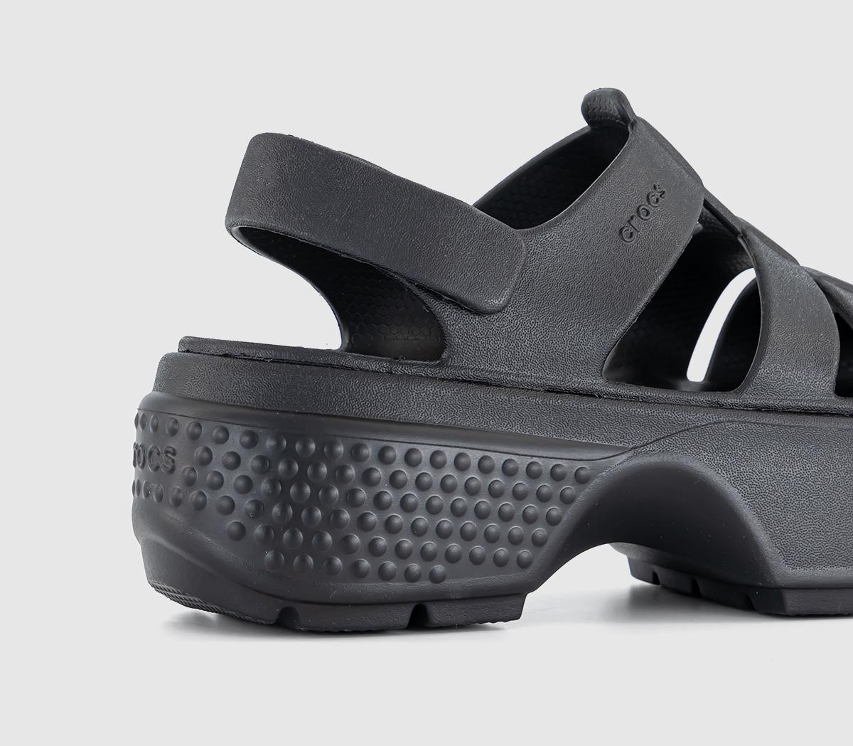 CrocsStomp Fisherman SandalsBlack