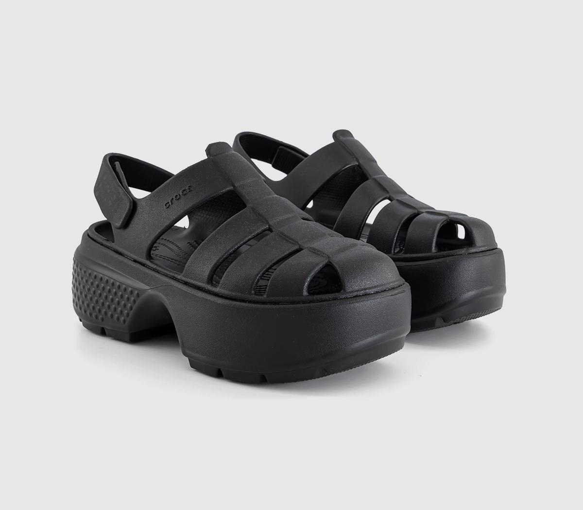CrocsStomp Fisherman Sandals CrocsStomp Fisherman SandalsBlack