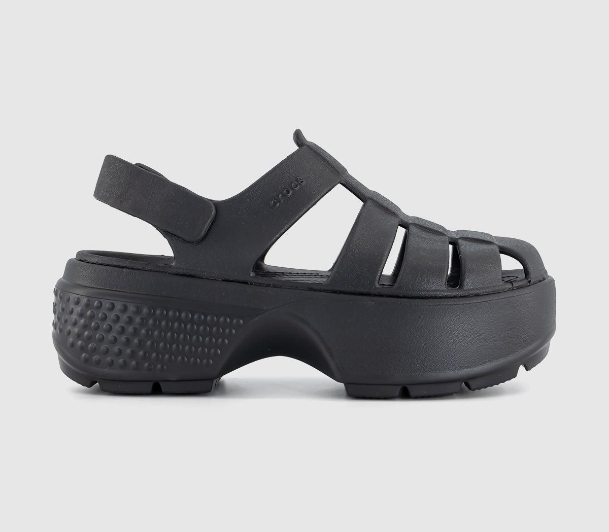 CrocsStomp Fisherman SandalsBlack