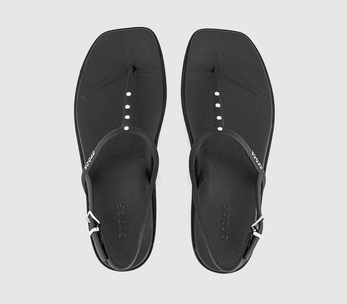 CrocsMiami Thong Flip Flops CrocsMiami Thong Flip FlopsBlack Studded