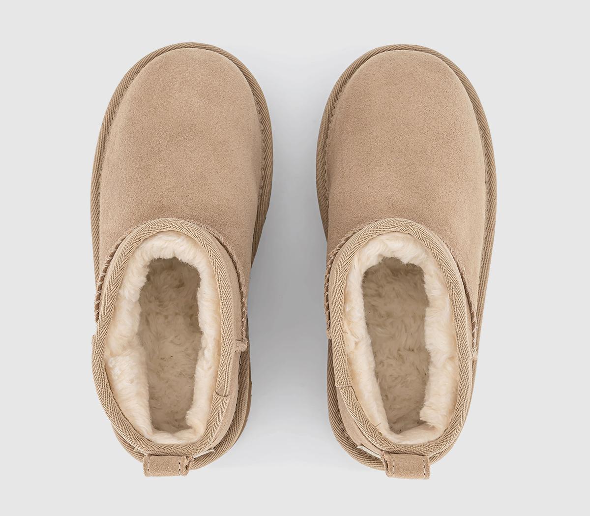 UGGKids Classic Ultra Mini Platform BootsSand