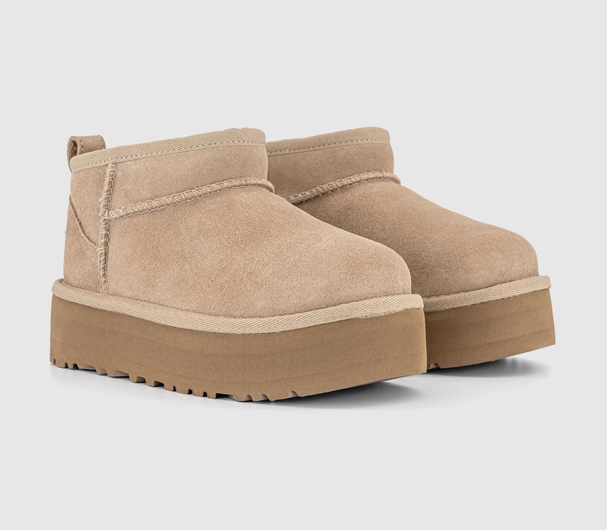 UGGKids Classic Ultra Mini Platform BootsSand