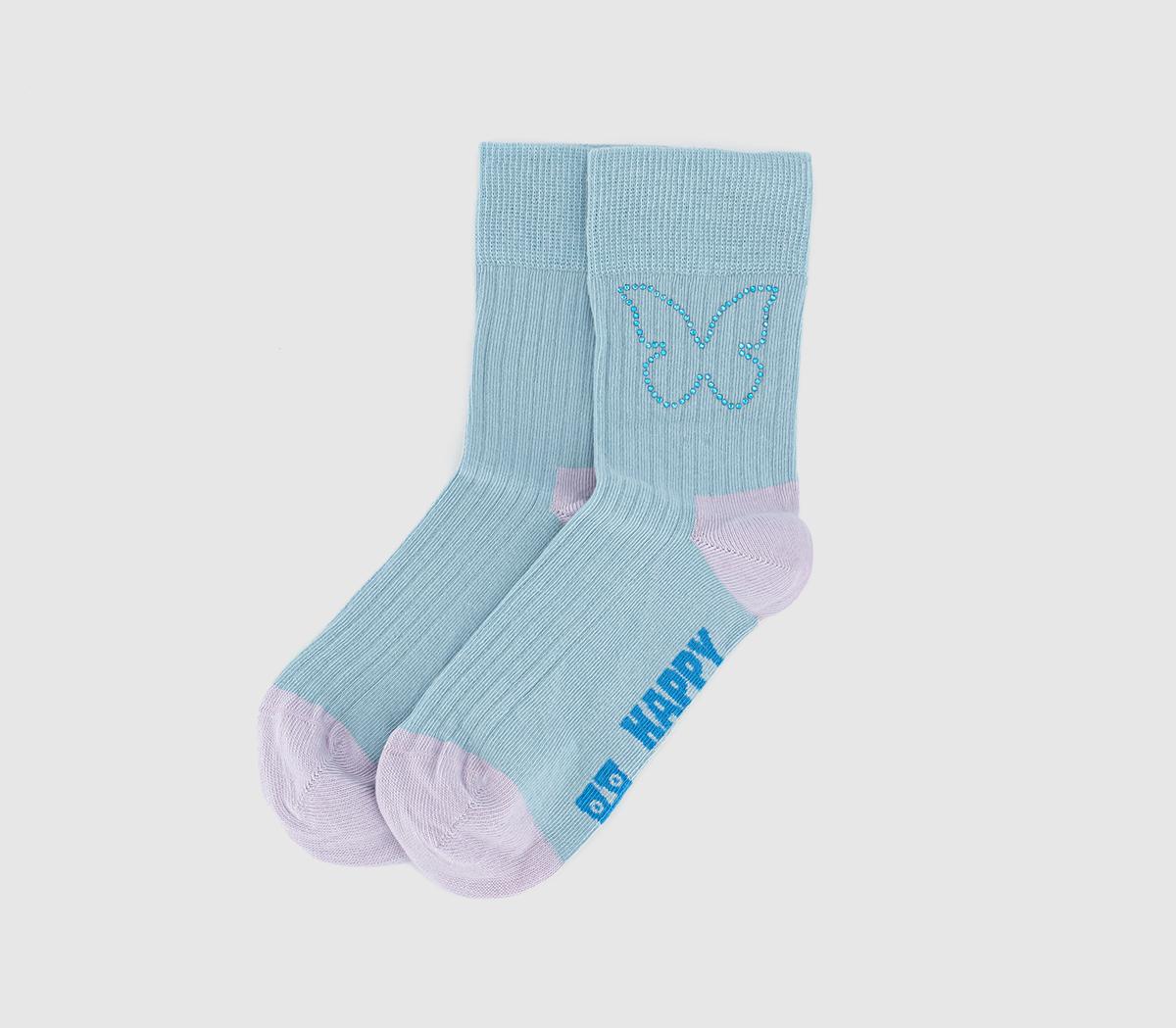 Blue happy clearance socks