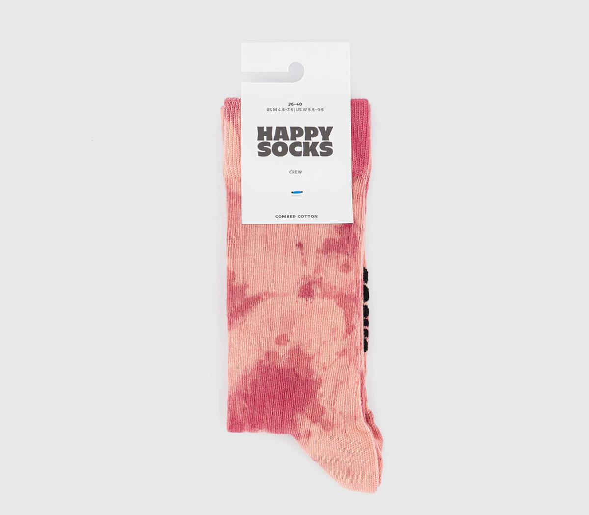 Happy SocksTie Dye Socks Happy SocksTie Dye SocksLight Pink