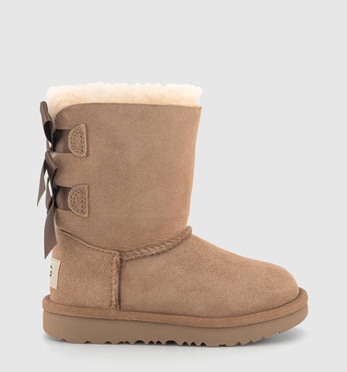 UGG Toddler Bailey Bow II Boots Chestnut