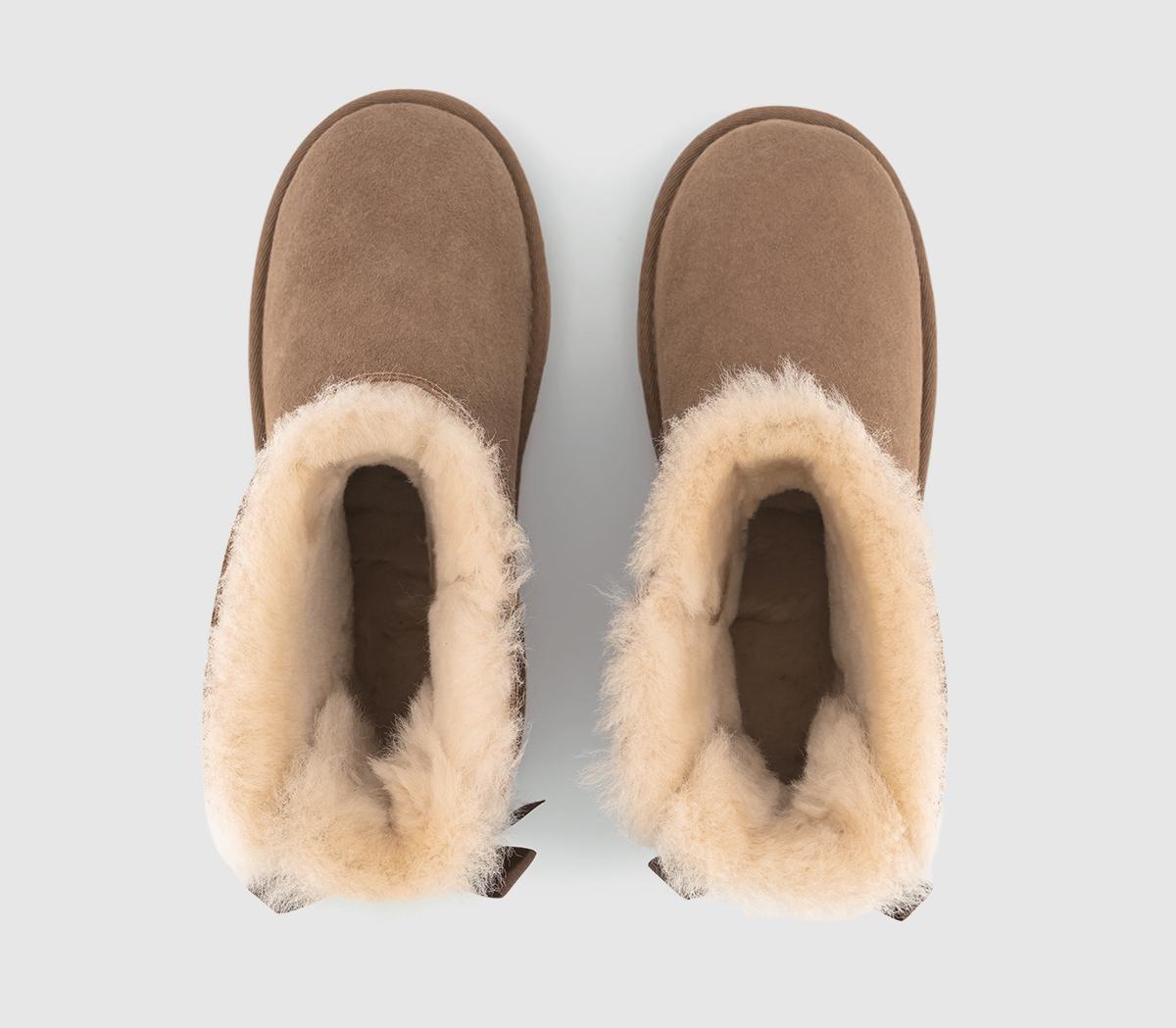 UGGKids Mini Bailey Bow II Boots Chestnut