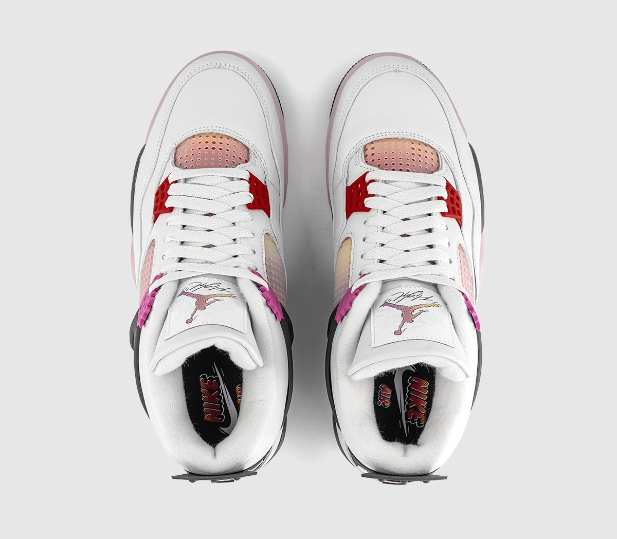 Jordan Air Jordan 4 Retro Comic Off White Multi Color - Unisex Sports