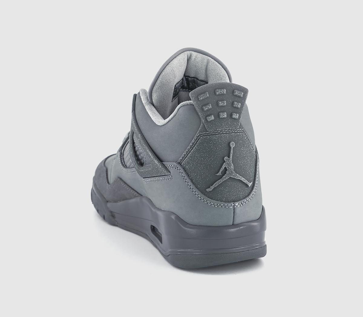 jordan retro 4 grey suede
