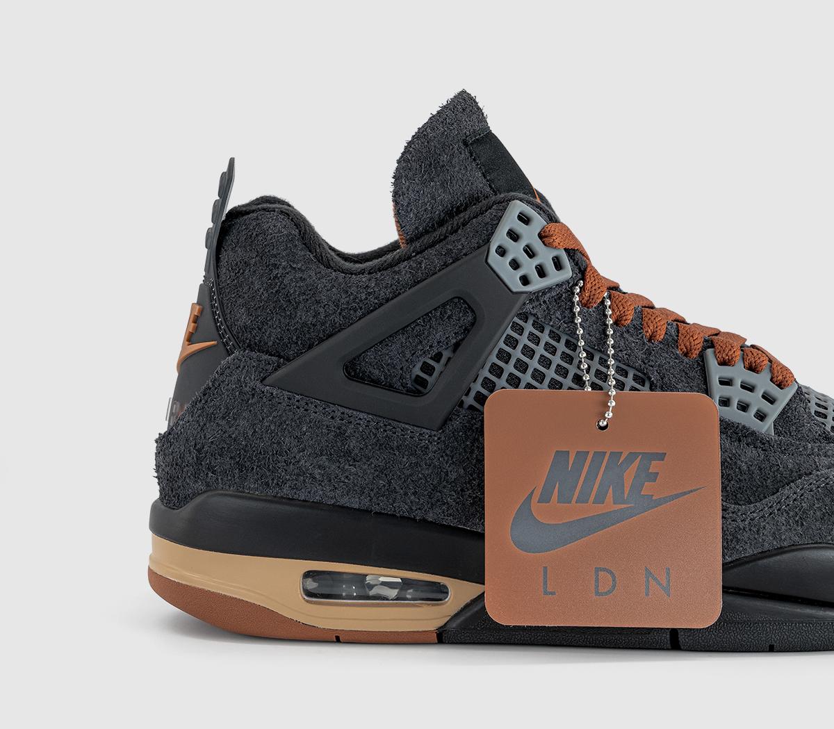 JordanAir Jordan 4 Retro 'LDN' TrainersBlack Red Bark Dark Smoke Grey Smoke Grey
