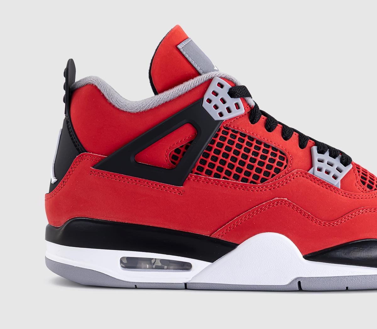JordanAir Jordan 4 Retro TrainersFire Red White Black Cement Grey