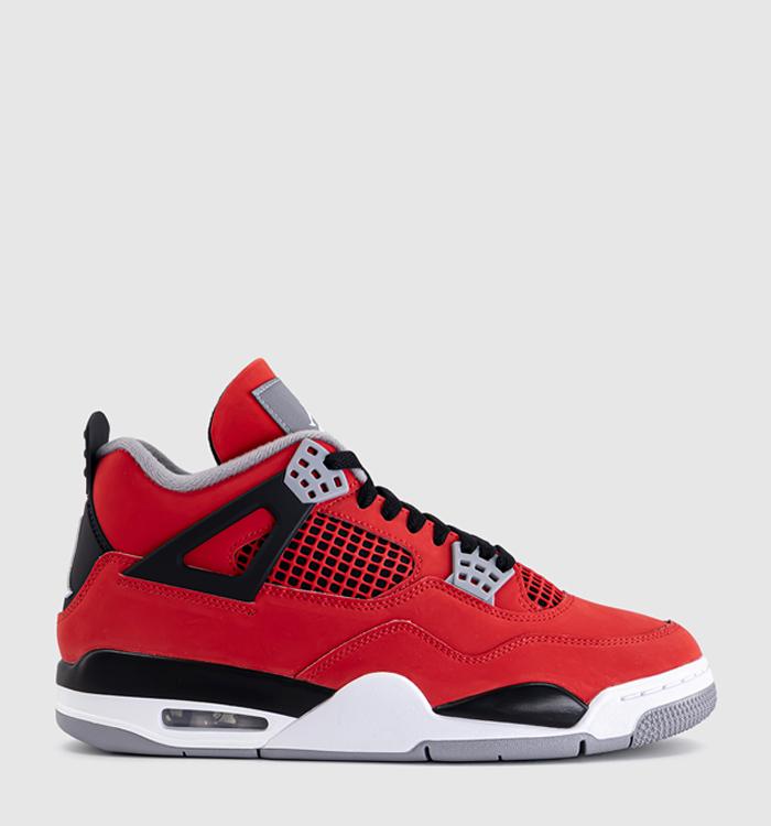 Jordan Air Jordan 4 Retro Trainers Fire Red White Black Cement Grey