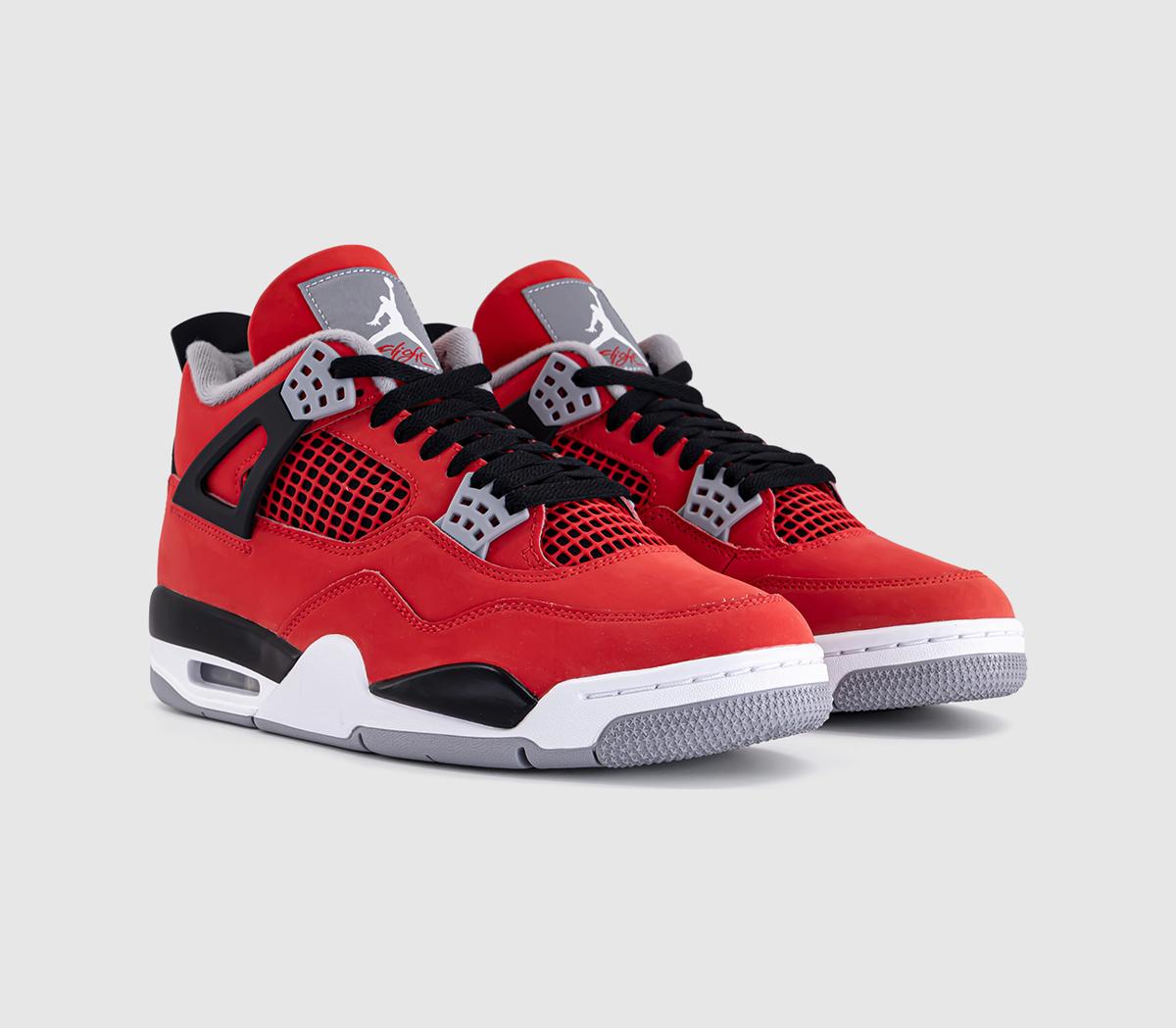 JordanAir Jordan 4 Retro TrainersFire Red White Black Cement Grey