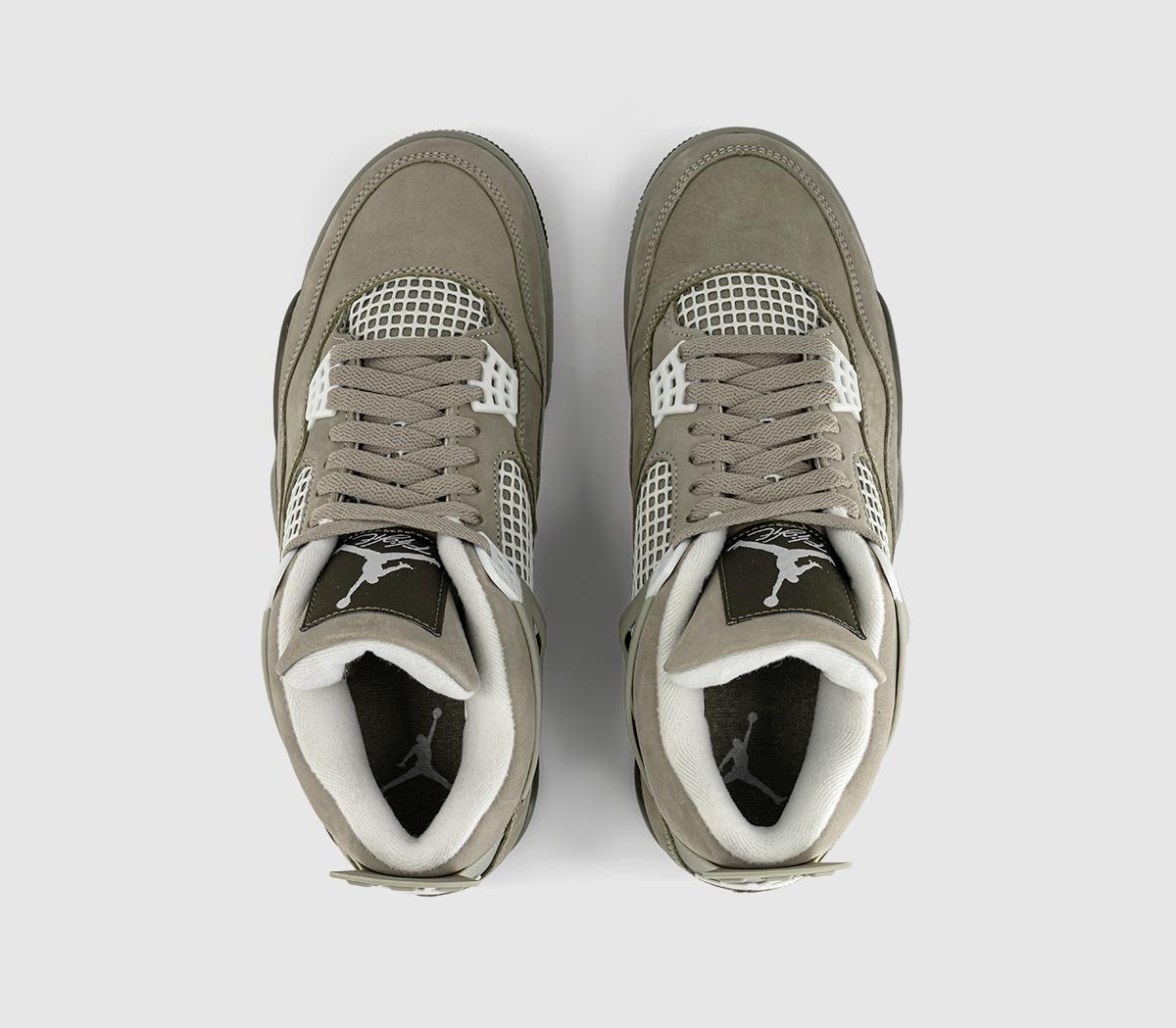 JordanAir Jordan 4 Retro TrainersLight Army Light Silvercargo Khaki