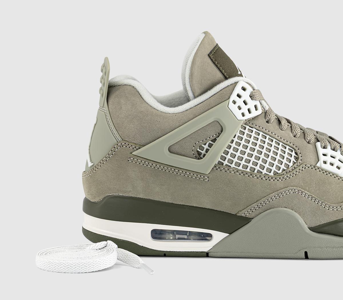 JordanAir Jordan 4 Retro TrainersLight Army Light Silvercargo Khaki