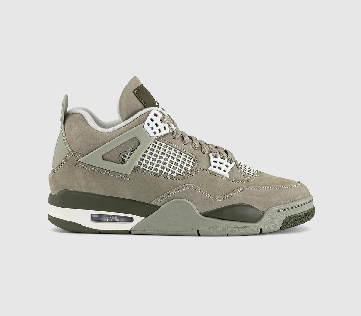 JordanAir Jordan 4 Retro TrainersLight Army Light Silvercargo Khaki