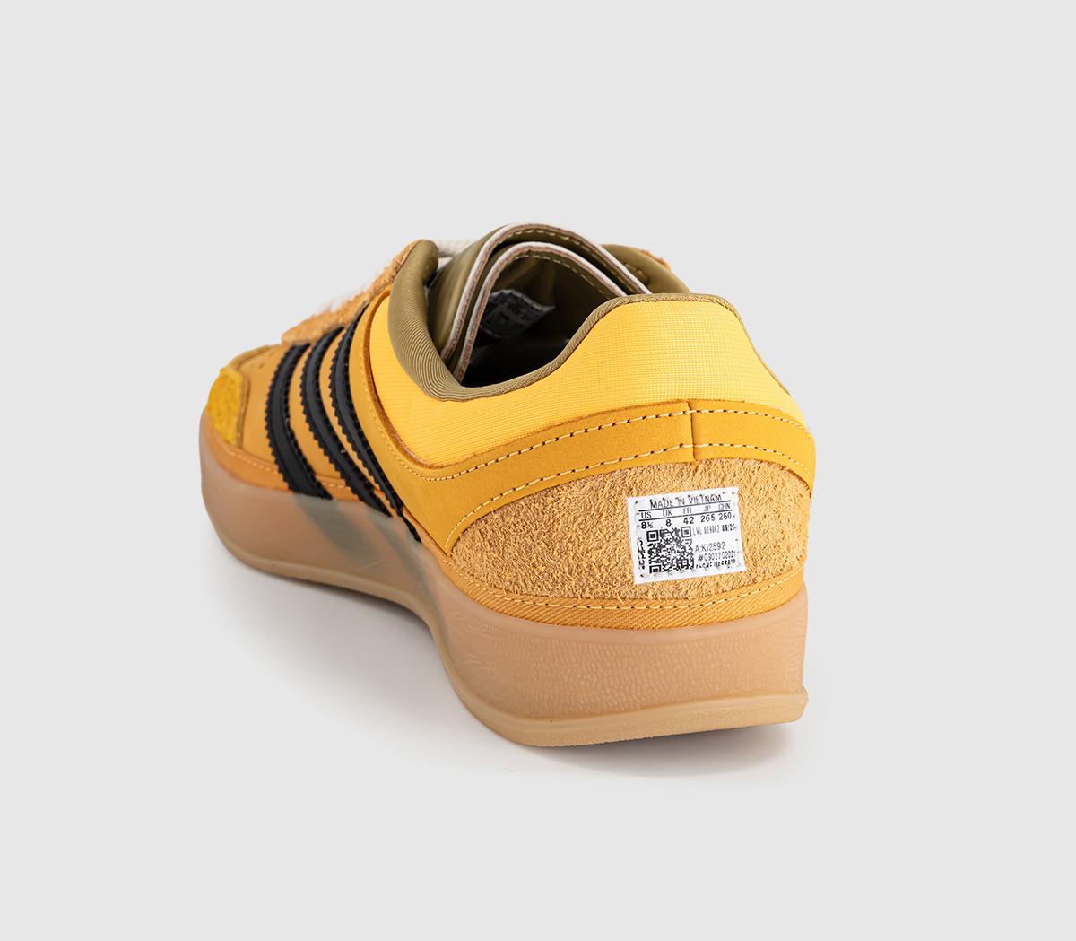 adidasBad Bunny Gazelle Indoor TrainersSolar Gold Core Black Gum