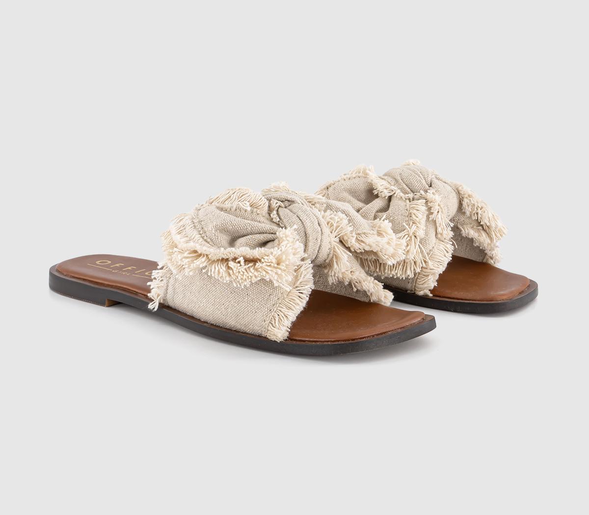 OFFICESkye Bow Detail Slides OFFICESkye Bow Detail SlidesOff White