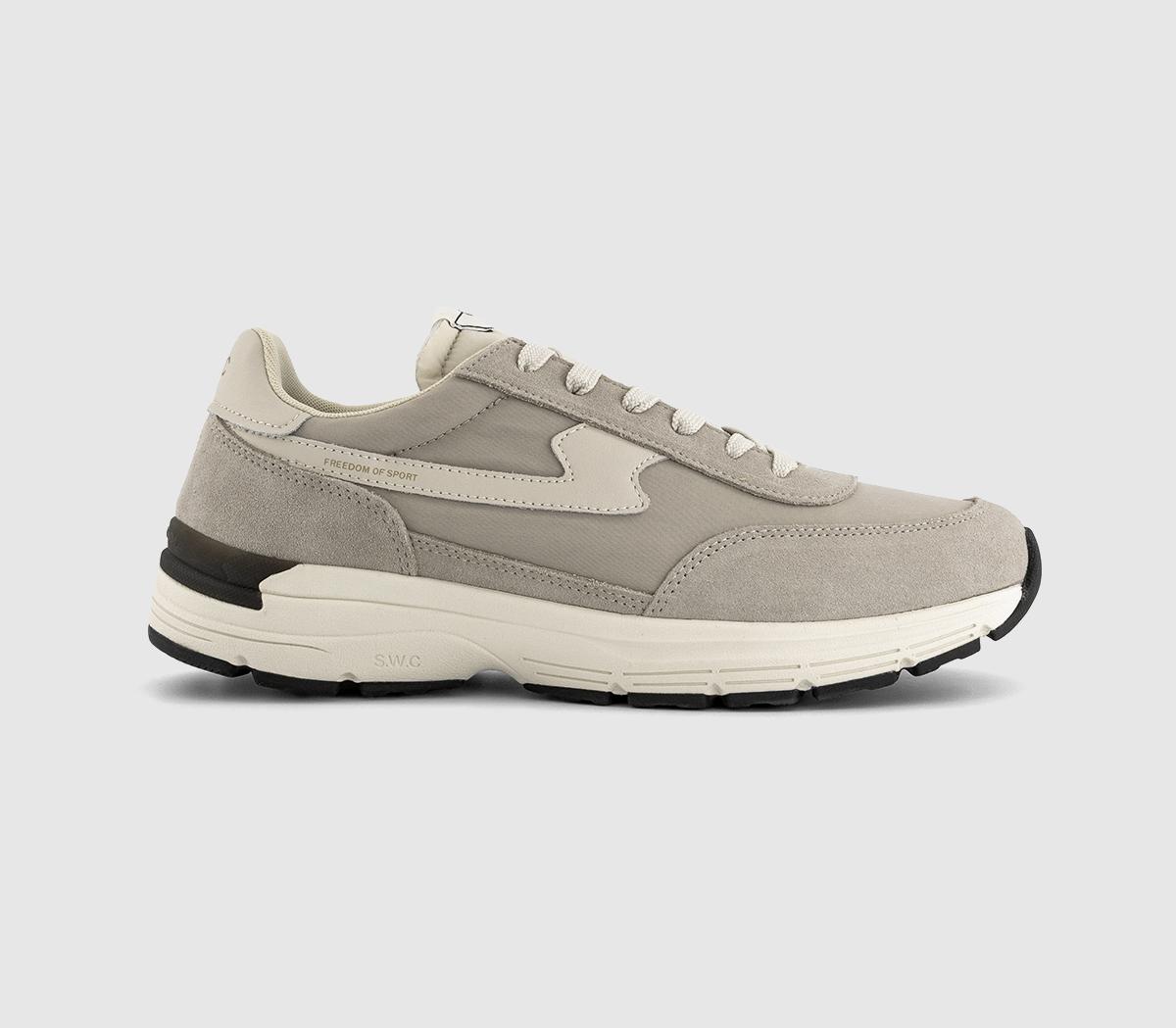 Stepney Workers ClubOsier S-Strike TrainersLight Grey White