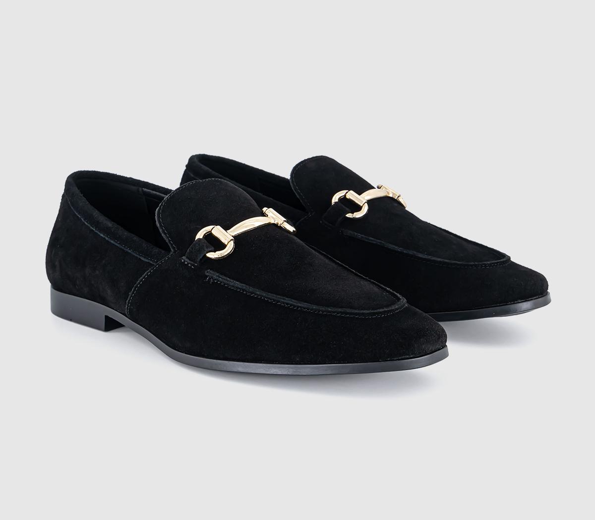 OFFICEMemming 2  Snaffle LoafersBlack Suede