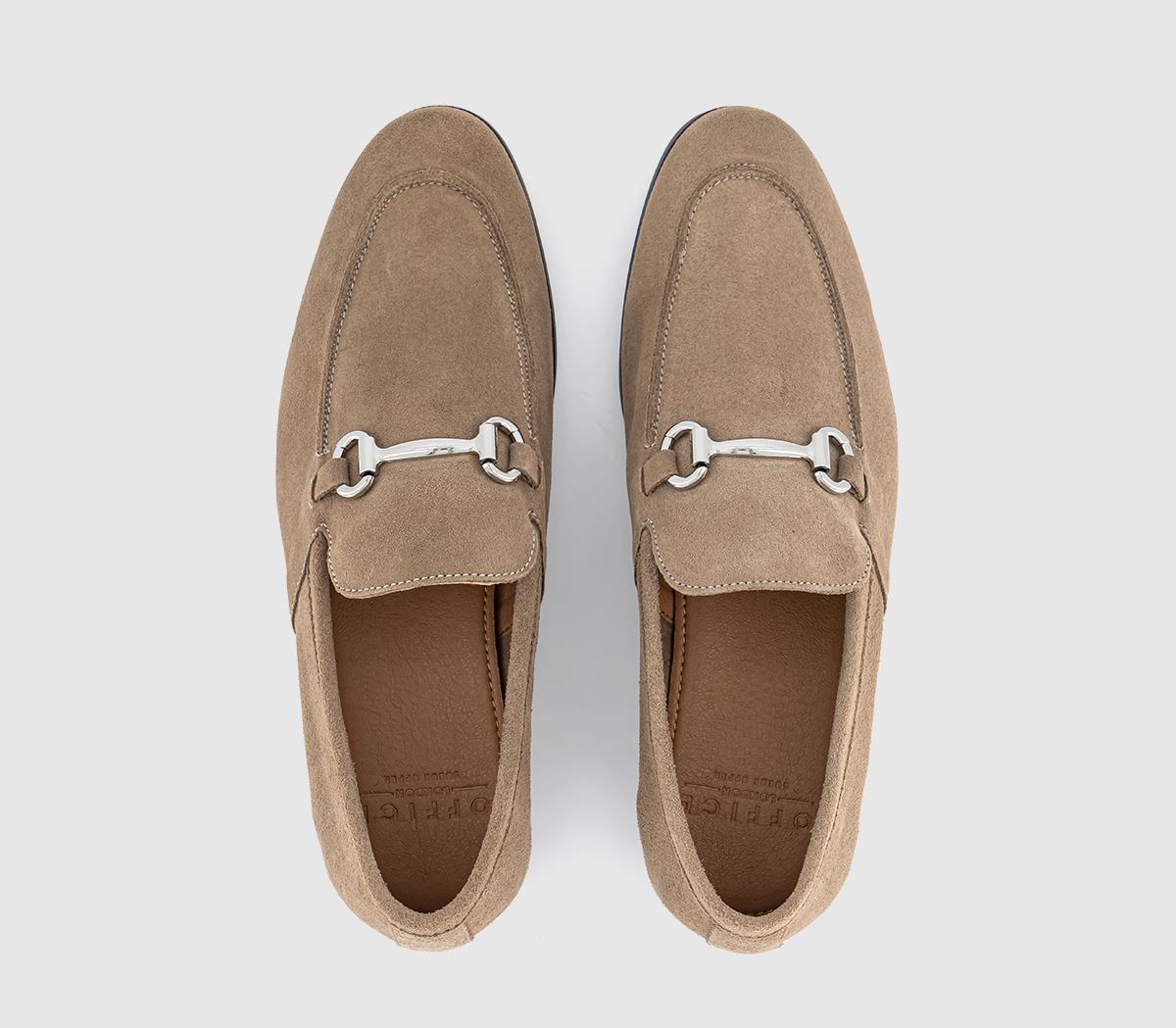 OFFICEMemming 2 Snaffle Loafers OFFICEMemming 2 Snaffle LoafersTaupe Suede