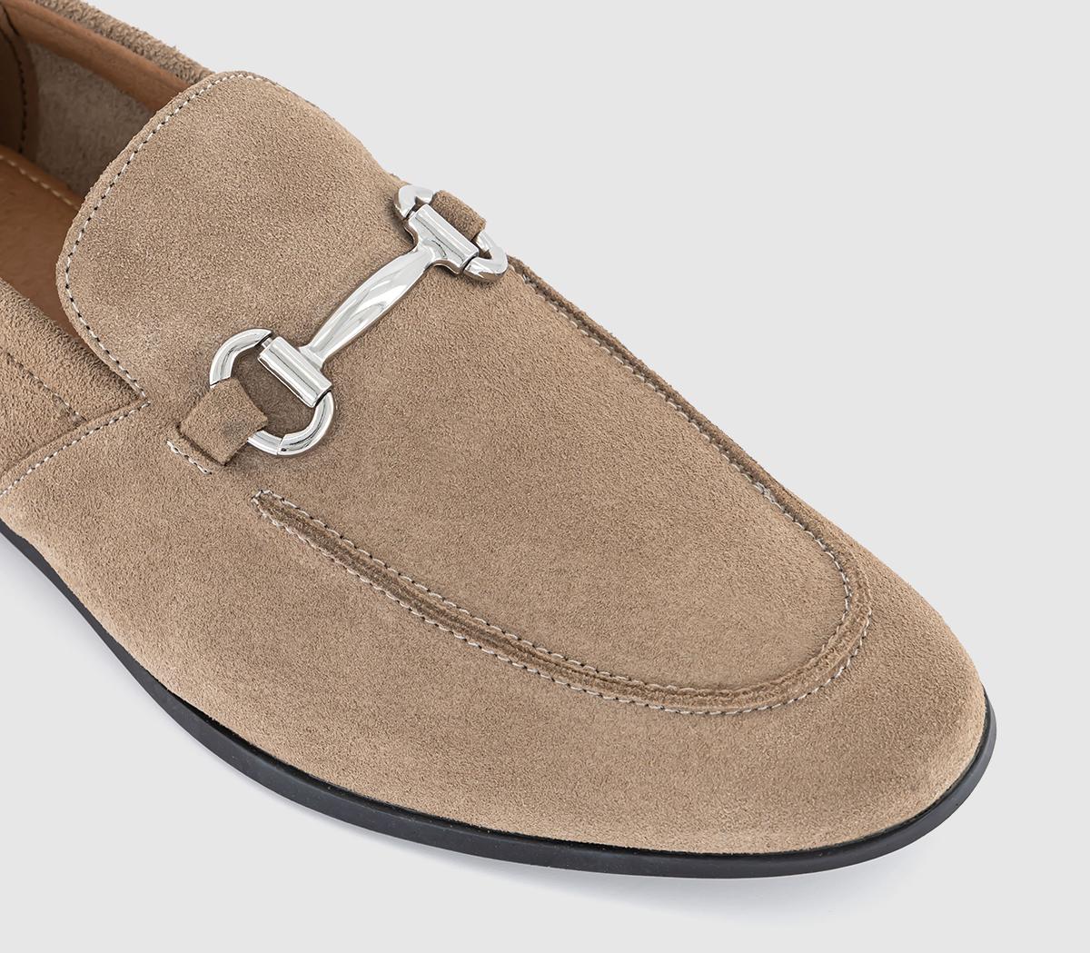 OFFICEMemming 2 Snaffle Loafers OFFICEMemming 2 Snaffle LoafersTaupe Suede