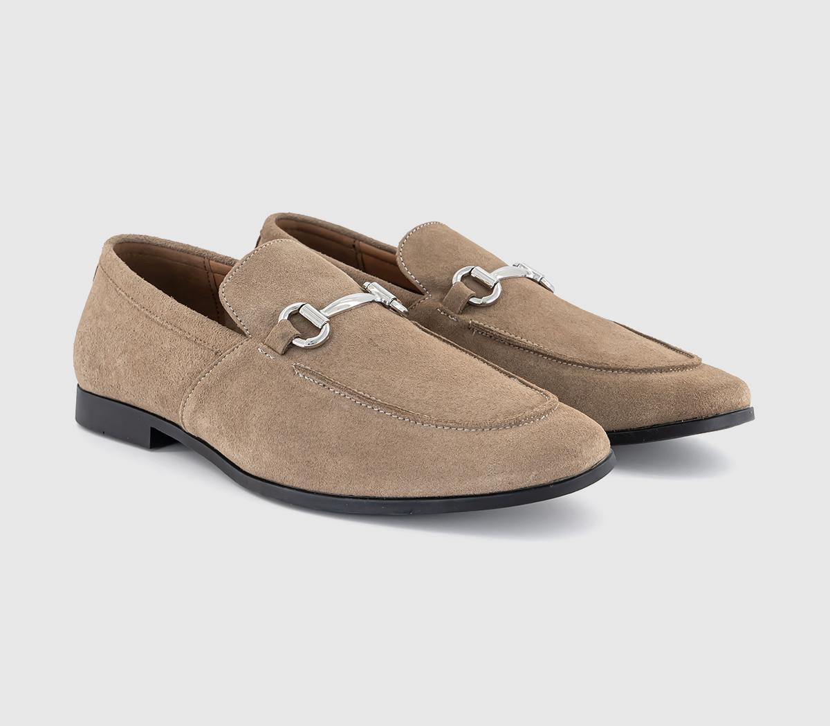 OFFICEMemming 2 Snaffle Loafers OFFICEMemming 2 Snaffle LoafersTaupe Suede