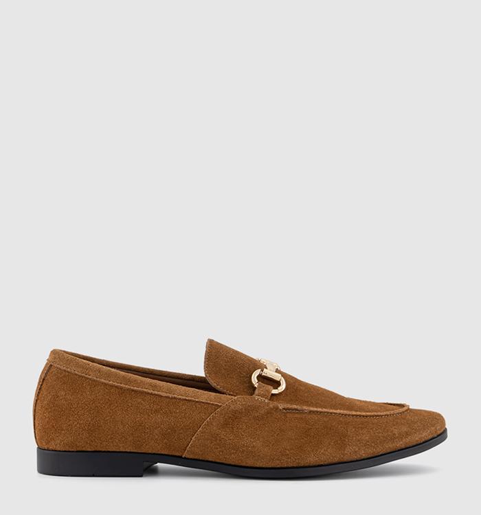 OFFICE Memming 2 Snaffle Loafers Tan Suede
