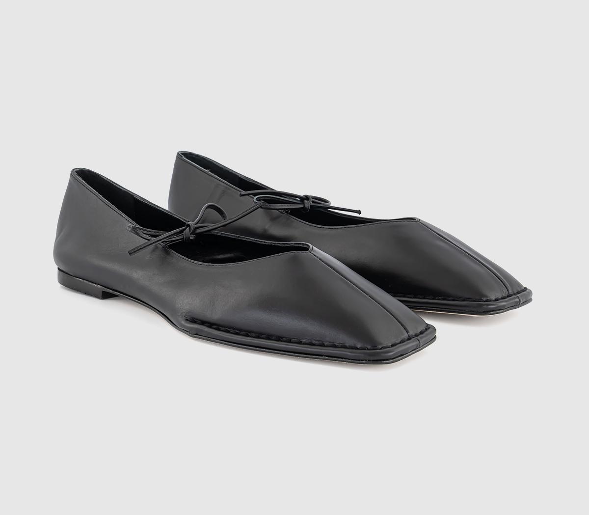 ALOHASSway Ballet Pumps ALOHASSway Ballet PumpsBlack Leather