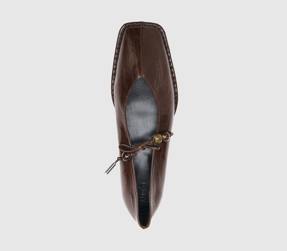 ALOHASSway Ballet PumpsBeads Rift Brown