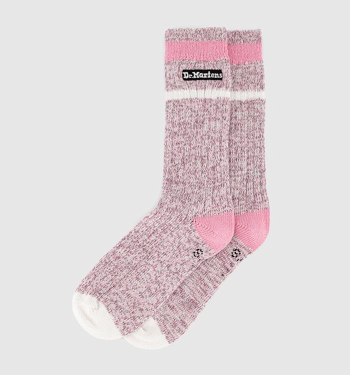 Dr. Martens Marl Socks Cool Grey Pink