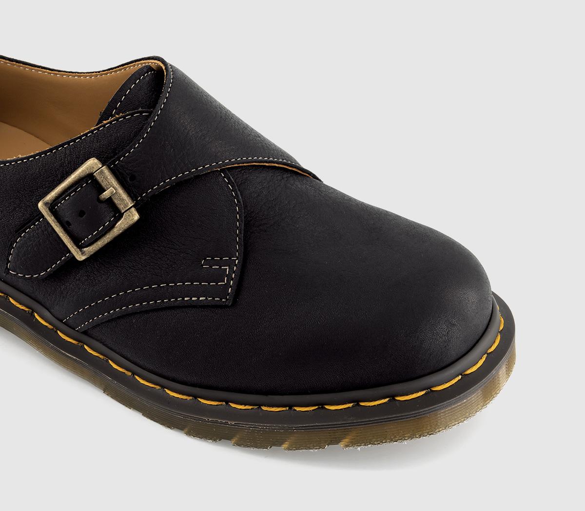 Dr. Martens1461 Monk ShoesBlack Natural Tumble