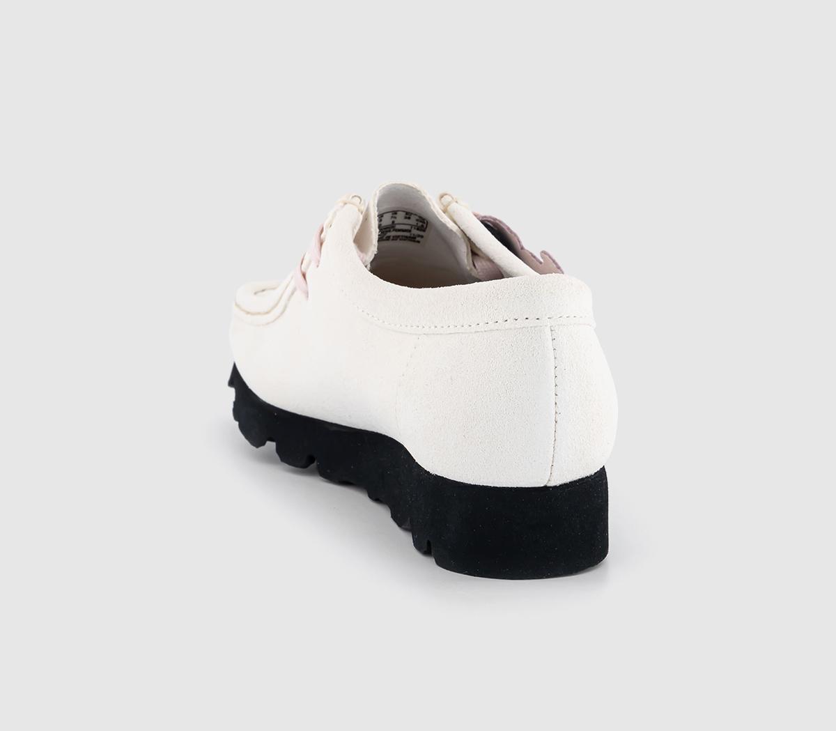 Clarks OriginalsPaper Girl WallabeesWhite Black