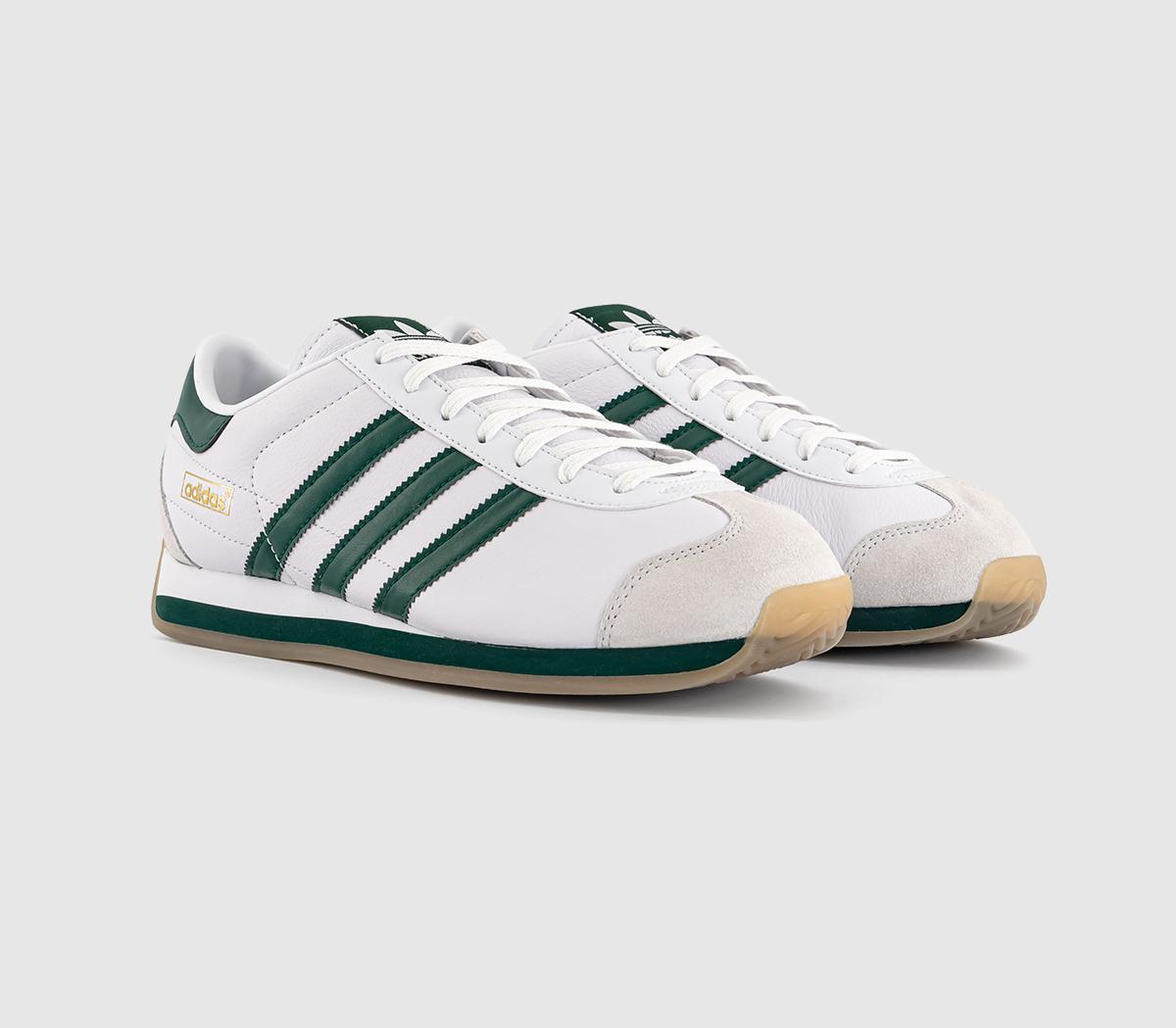 adidasCountry Japan TrainersWhite Collegiate Green Crystal White