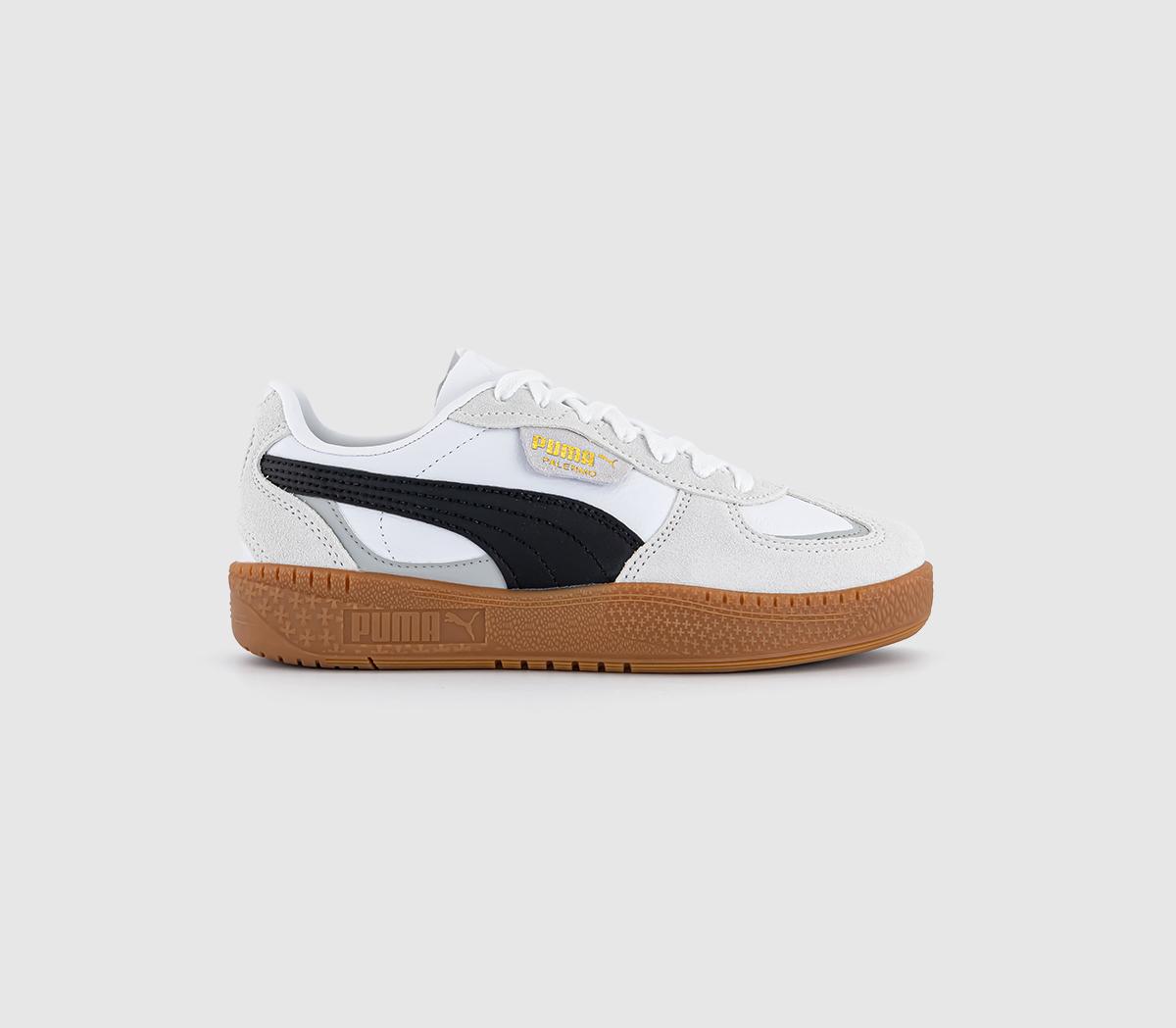 PUMA Palermo Lamoda Trainers Puma White Puma Black Women s Trainers