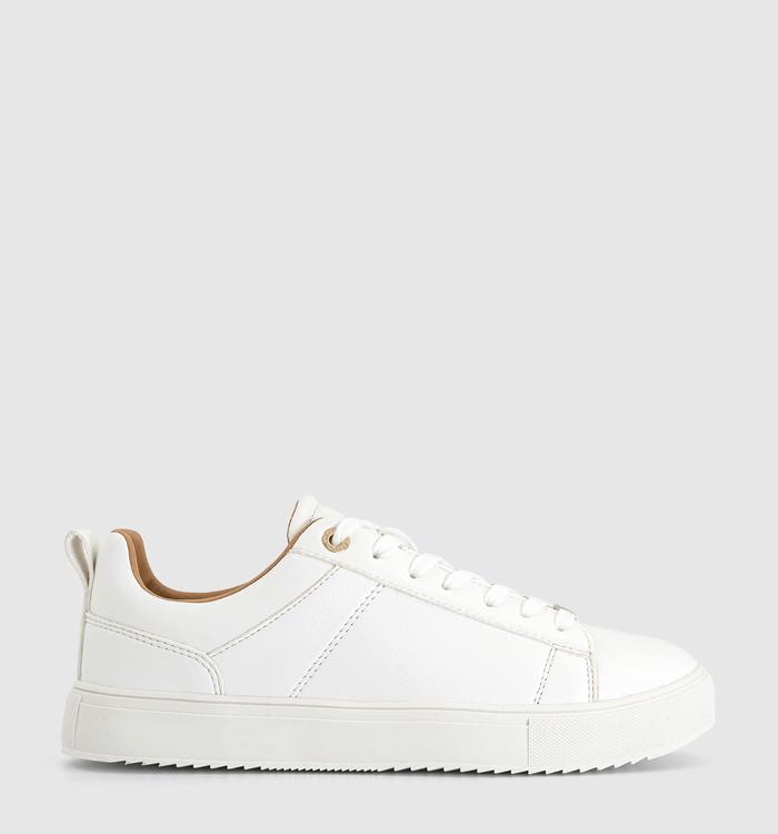 OFFICE Freedom Lace Up Trainers White