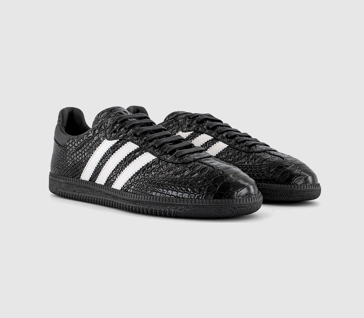 adidas Samba OG Milan Trainers Black Croc - adidas Samba