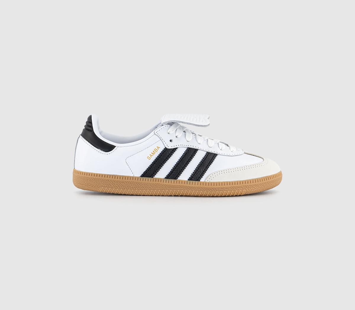 adidas Samba LT Trainers White Black Gold Metallic adidas Samba