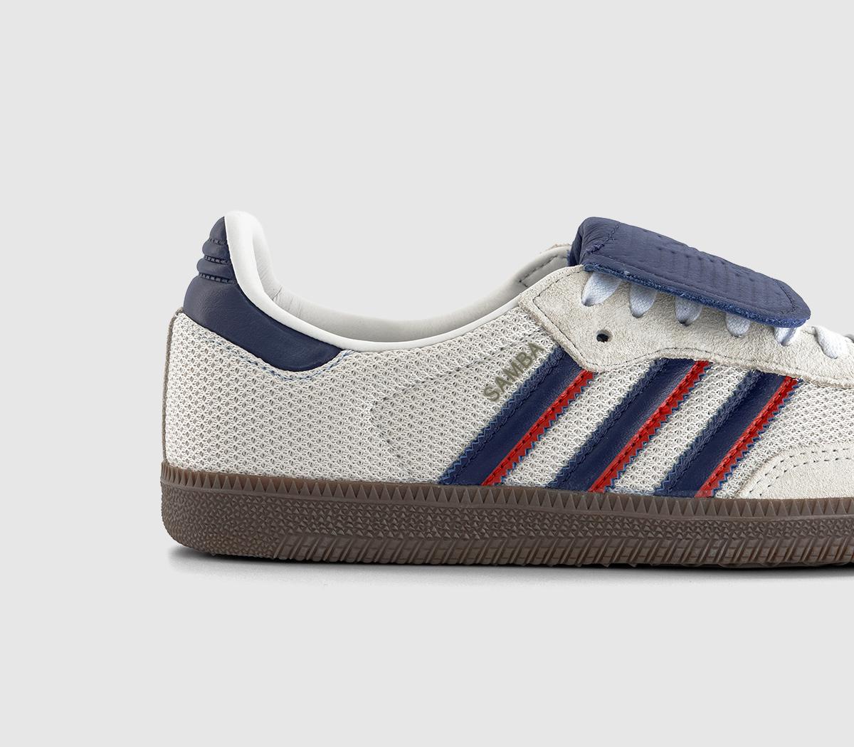adidasSamba LT Trainers adidasSamba LT TrainersCrystal White Dark Blue Gum